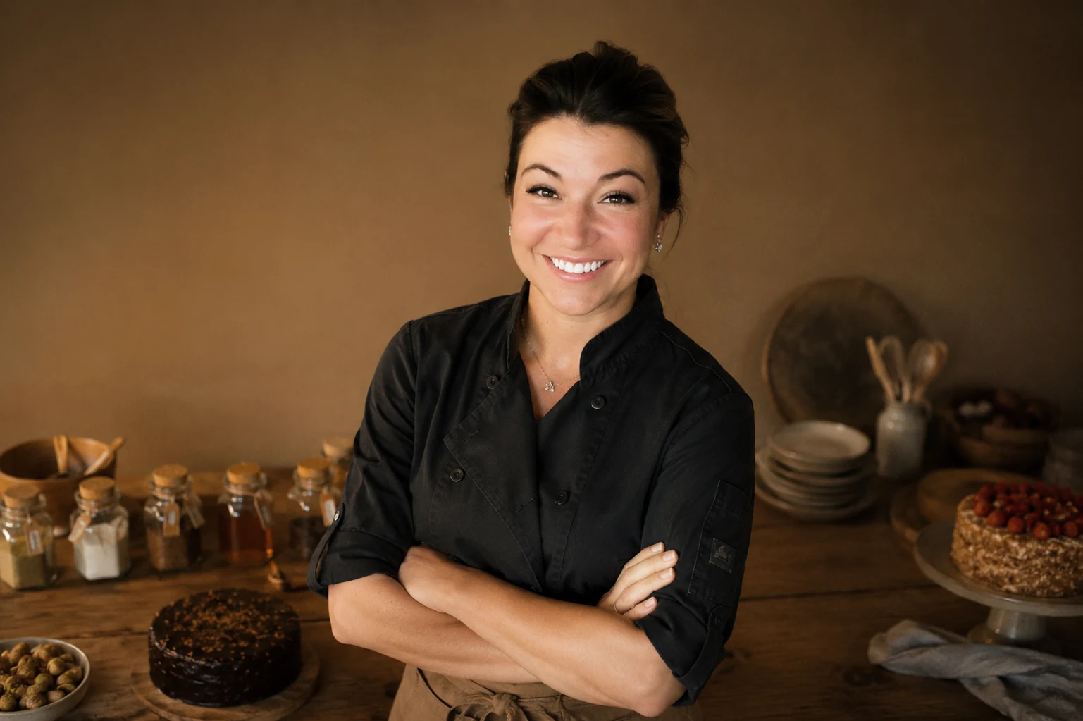 Lana Sanders, founder and chef of The Vespre, in her Houston atelier.